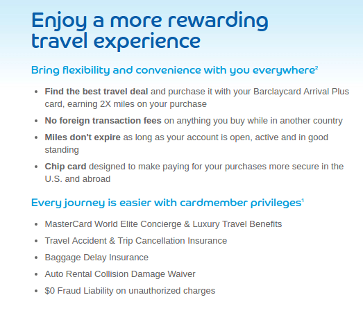 Barclaycard Arrival Program Review