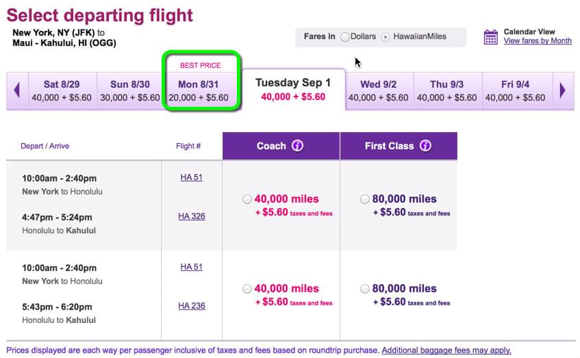 How to Book Hawaiian Airlines Awards