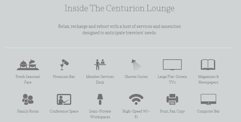 amex premier centurion lounge access