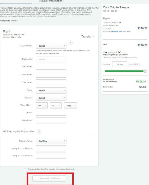 change flight booked through chase