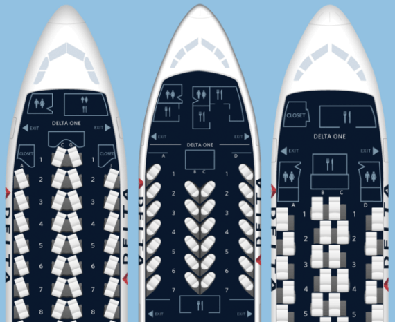 delta one domestic flights