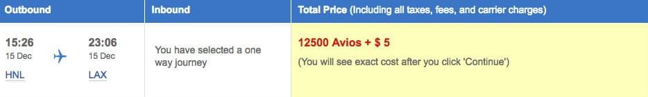  Fly to Hawaii for just 12,500 Avios each way--less than any U.S. loyalty program