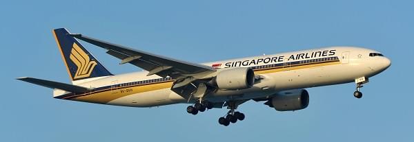 Singapore Airlines Flugzeug