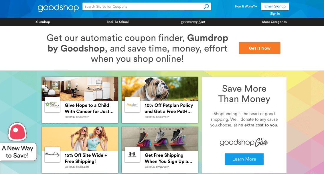 Help the World and Save Money with Goodshop