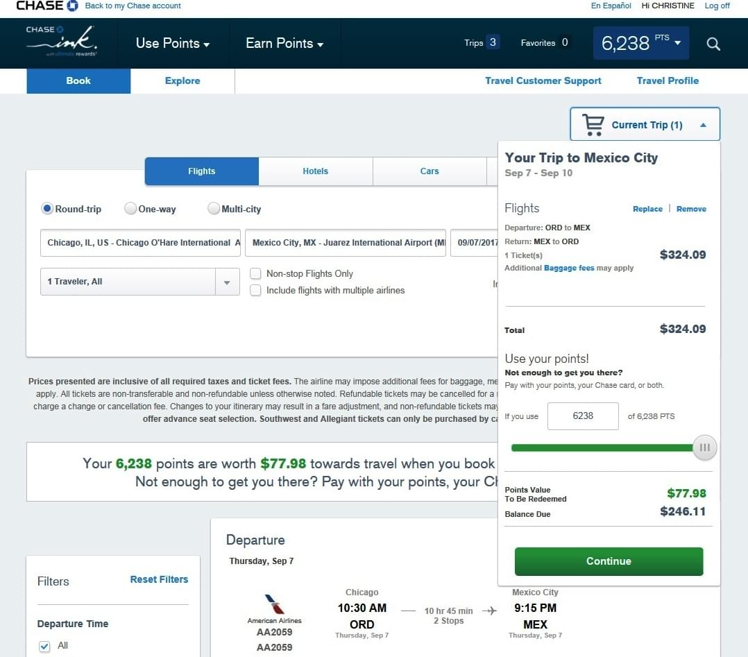 10 Reasons to Book Flights Using Chase Ultimate Rewards Points