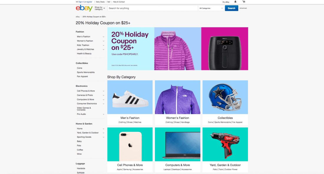 Avoid Black Friday Lines And Save Money On All Your Holiday Shopping With Ebay