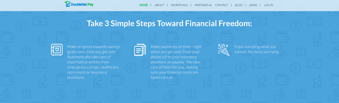 doublenetpay.com website screenshot
