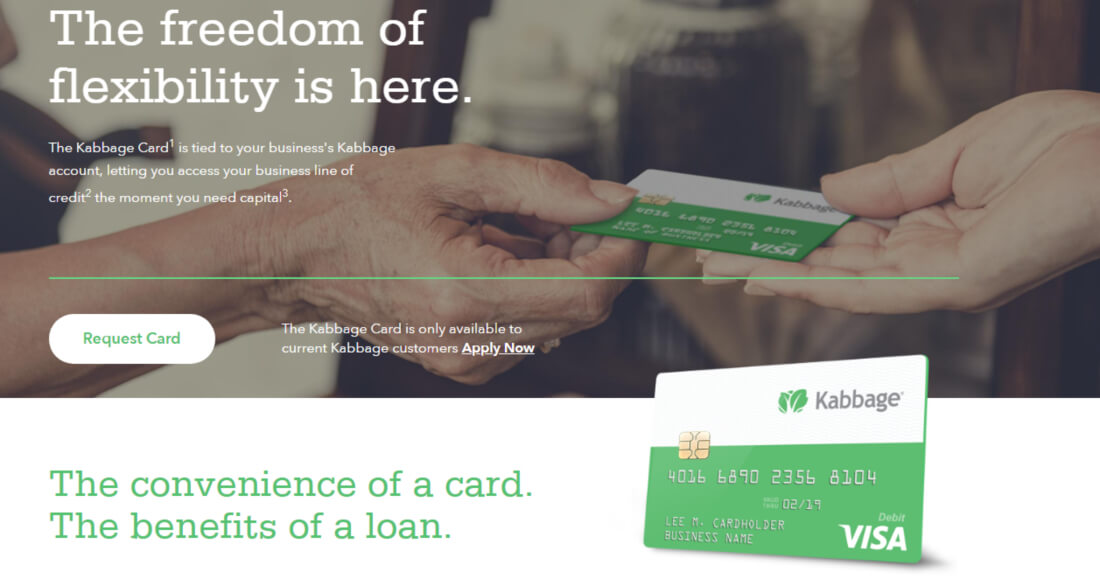 the freedom of flexibility is Cabbage Card