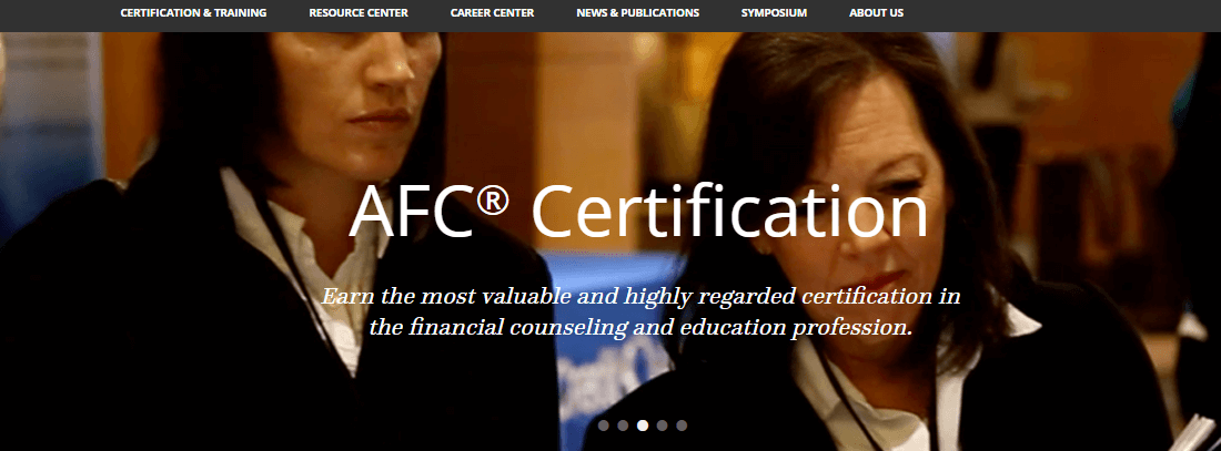 The women are discusing AFC certification