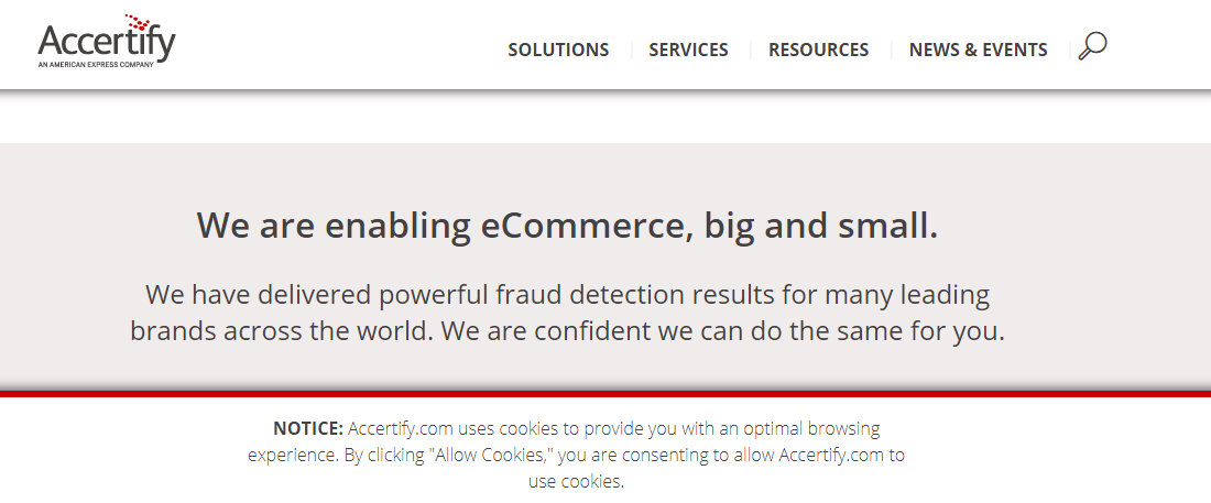 Accertify enables all kinds of e-commerce business