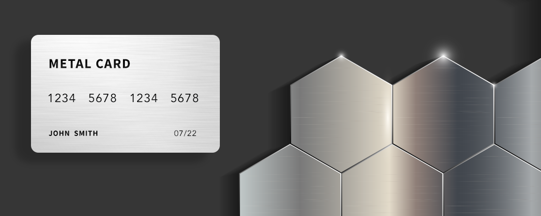 Metal card. Metallic credit Card. Рельеф серебряная карта.