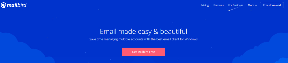 Mailbird is a top quality email client designed for Windows PC