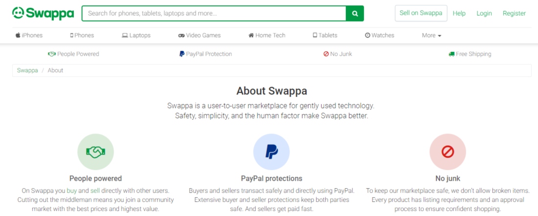 Benefits of Swappa e-commerce platform