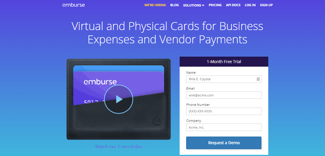 Control your expenses with Emburce platform