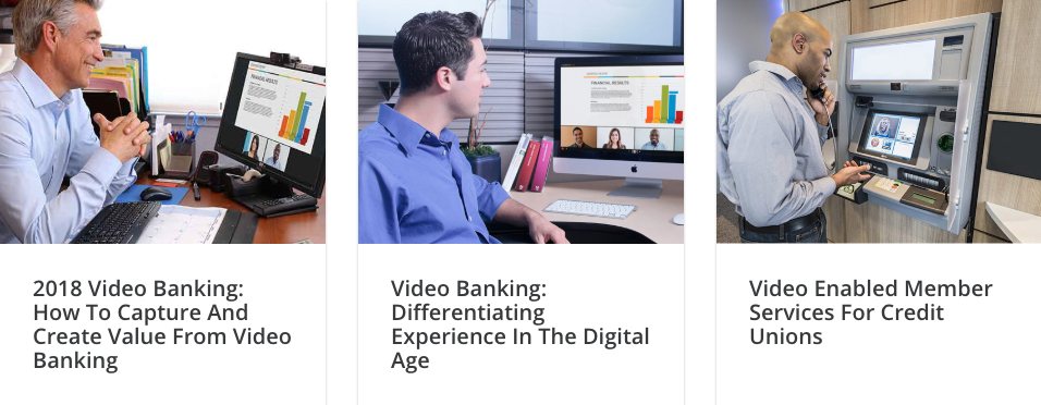 Examples of using Vidyo for video banking and on branches