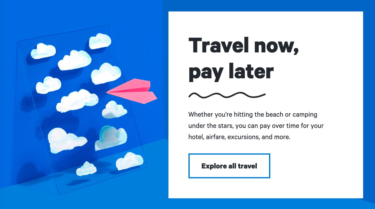 Travel now, pay later