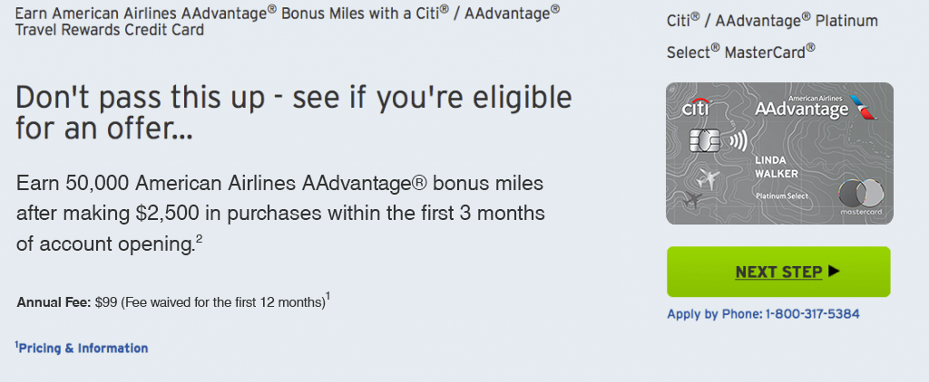 Citi Aadvantage Platinum Select Mastercard Credit Card Review